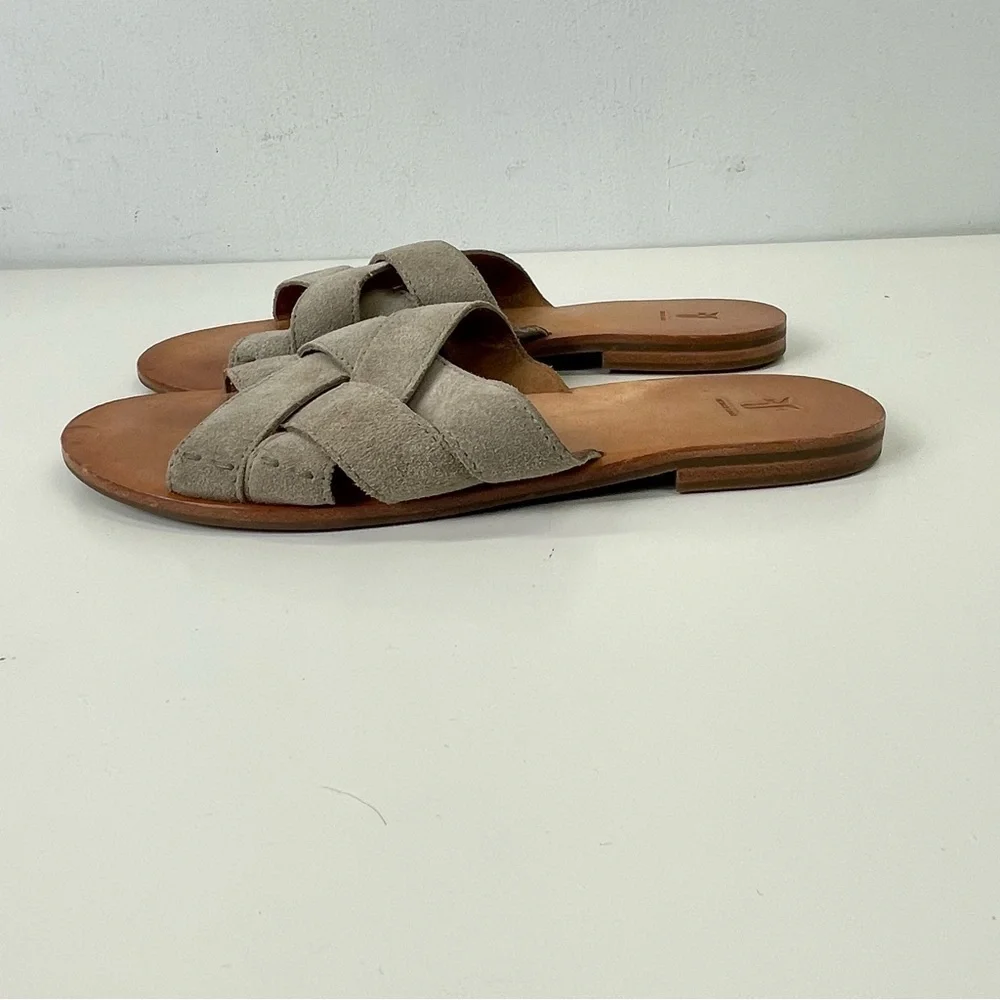 Frye Women's Carla Criss Cross Open Toe Sandal Size 7.5